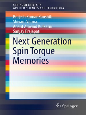 cover image of Next Generation Spin Torque Memories